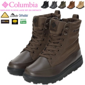Columbia コロンビア レディース サップランド スリー ディーヴァ レース ウォータープルーフ オムニヒートインフィニティ 保温 防寒 防水 防滑 雨 雪 冬 ウィンターブーツ スノーブーツ 
