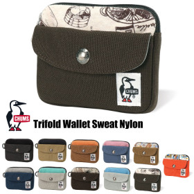 CHUMS チャムス ポケットサイズウォレット スウェットナイロン コインケース ミニ財布 ミニウォレット カードケース 小銭入れ お買い物 お出かけ アウトドア フェス 撥水 CH60-3816 S