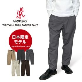 Gramicci グラミチ 日本限定モデル TCツイルタックテーパードパンツ クライミングパンツ イージーパンツ チノパン ルーズシルエット ゆったり アウトドア キャンプ シンプル カジュアル スト