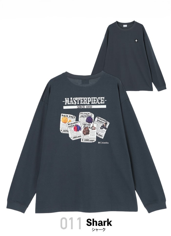 阿佐ヶ谷ロマンティクス　グラフィック長袖Tシャツ Columbia Fortmorning Graphic L/S Tee 2025年秋冬 新作