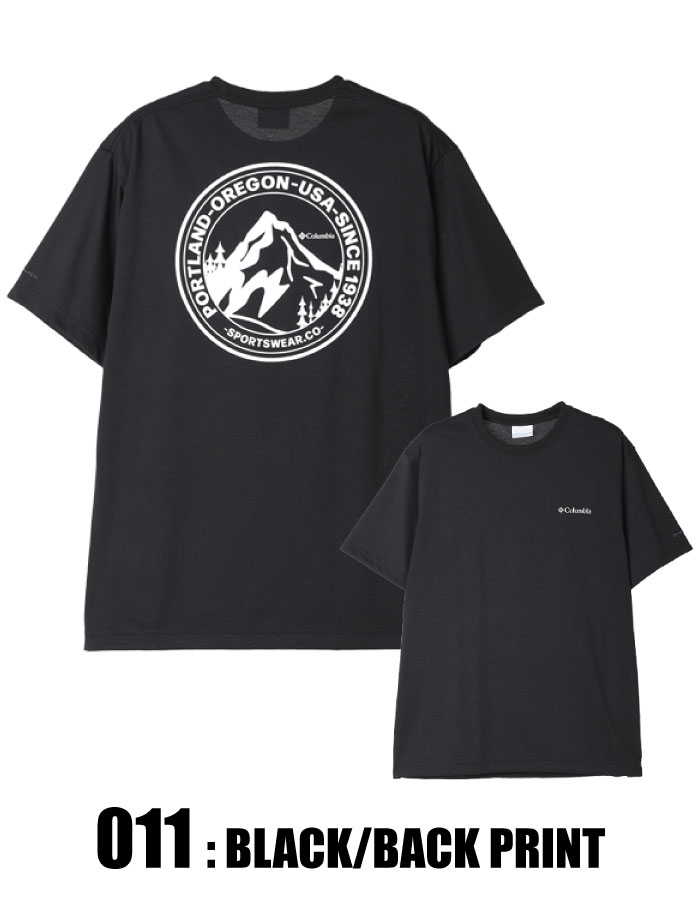 山山 軽量 ロゴ スポーツ 夏用 Urban Hike Graphic SS Tee オムニウィック