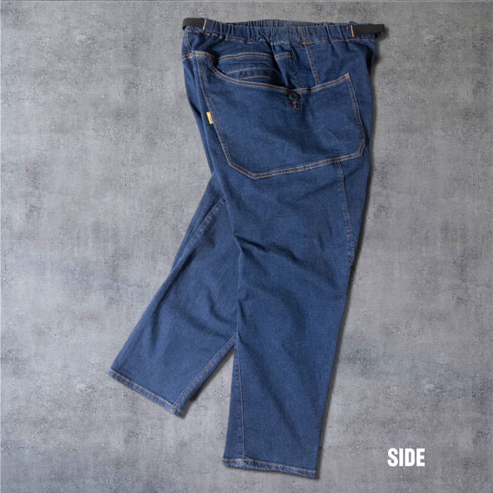 GRIP SWANY サルエルキャンプデニムパンツ GSPー34 Lサイズ 美品 GRIP SWANY（グリップスワニー） 別注 WARM DENIM JOG 3D CAMP PANTS