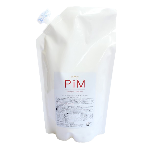 PiM シャンプー 1000ml ダメージ補修 PiMピム シャンプー モイスチャー 1000ml ヘアケア コラーゲン