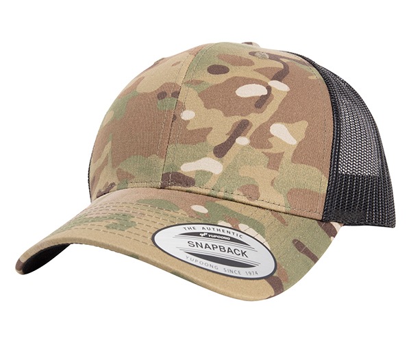 6606MC CLASSICS MULTICAM RETRO TRUCKER MESH CAP