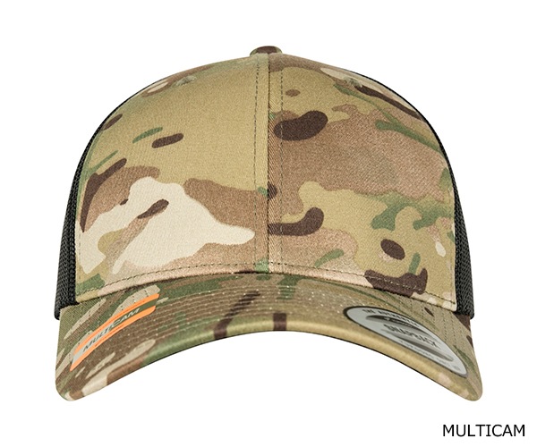 6606MC CLASSICS MULTICAM RETRO TRUCKER MESH CAP