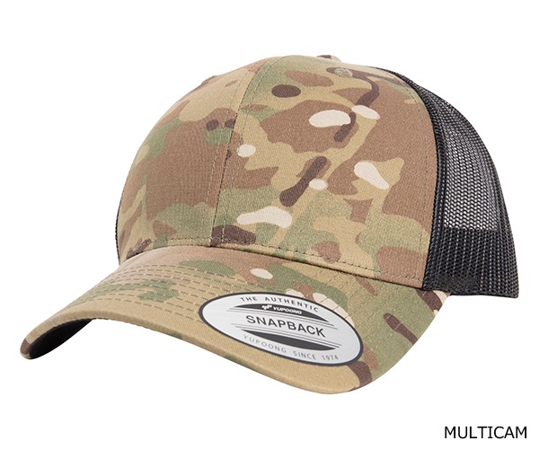 6606MC CLASSICS MULTICAM RETRO TRUCKER MESH CAP