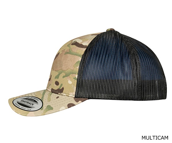 6606MC CLASSICS MULTICAM RETRO TRUCKER MESH CAP