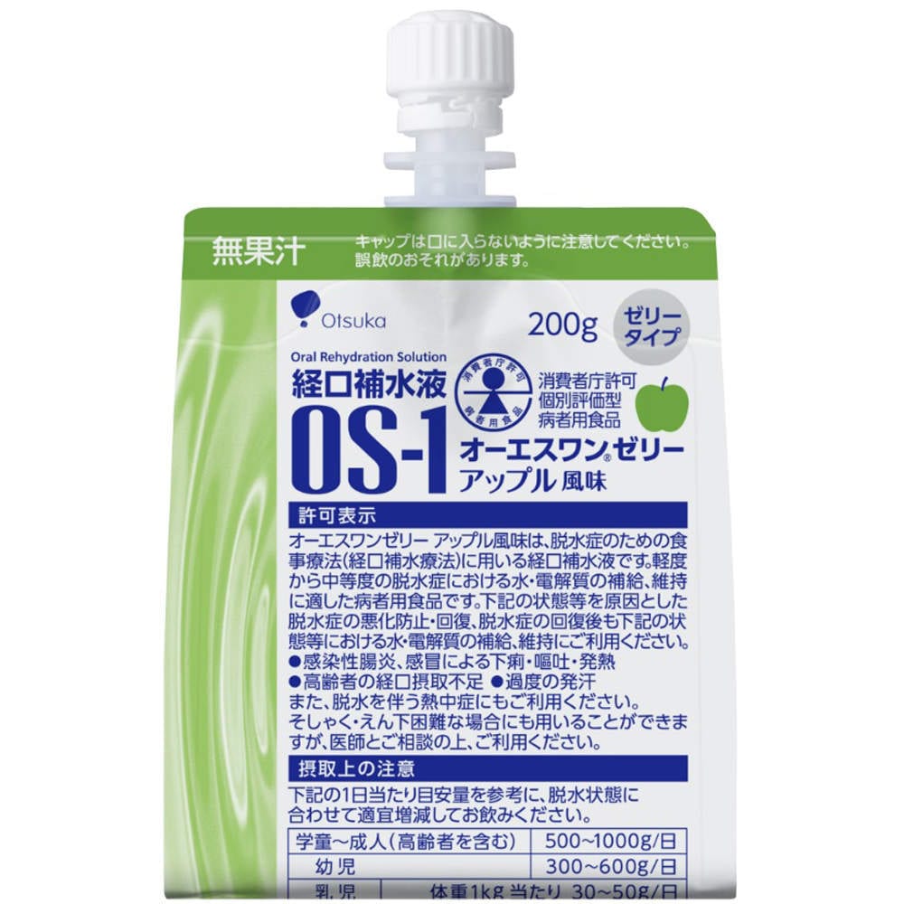 大塚製薬工場 オーエスワンゼリー アップル風味 200g 1個