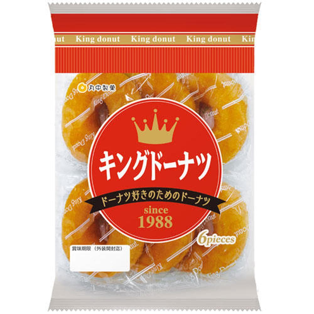 丸中製菓 キングドーナツ 6個入り 1袋