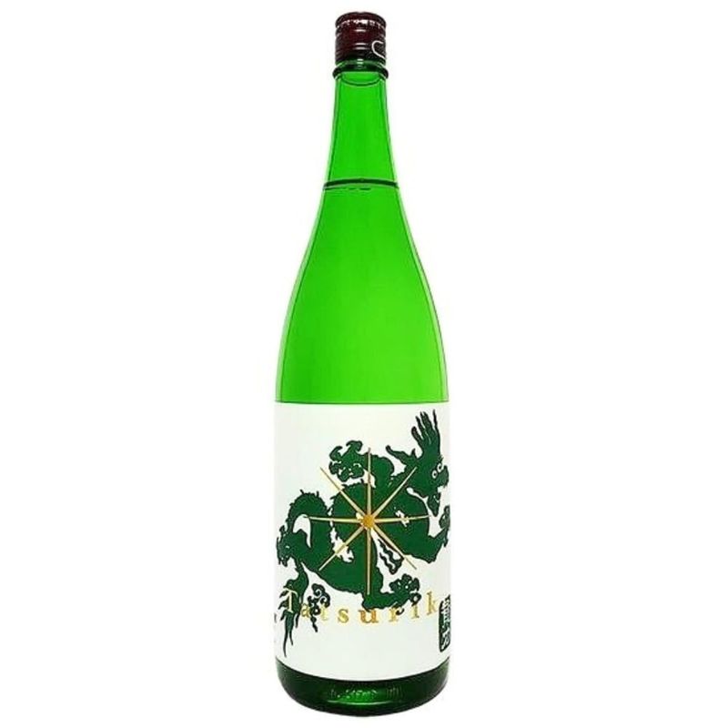龍力 純米酒 純米ドラゴン 緑 1.8L 1本 【年齢認証】