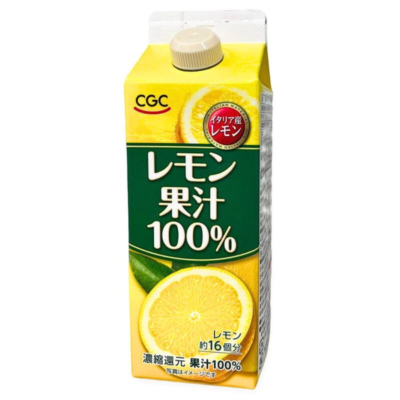 CGC レモン果汁100％ 500ml 1パック | 酢・ぽん酢 | ボンマルシェ Bee