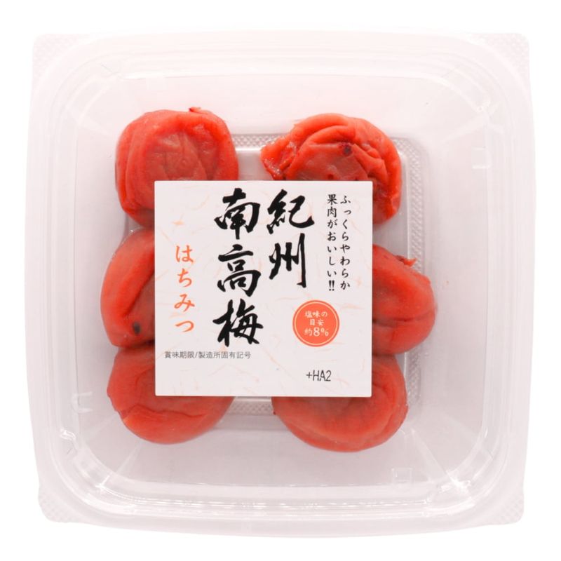 姫路中央漬物 紀州南高梅 つぶれ梅 はちみつ 1パック