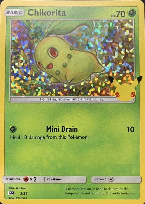 Chikorita/チコリータ≪ﾐﾗｰ/英語≫[P](2/25)