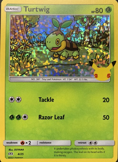 Turtwig/ナエトル≪ﾐﾗｰ/英語≫[P](4/25)