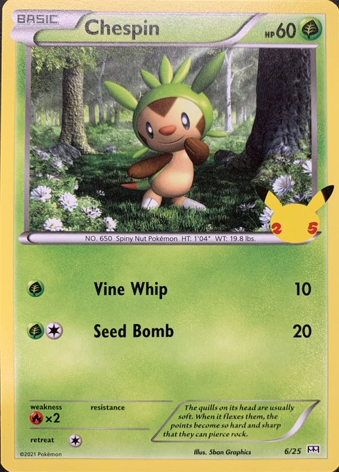 Chespin/ハリマロン≪英語≫[P](6/25)
