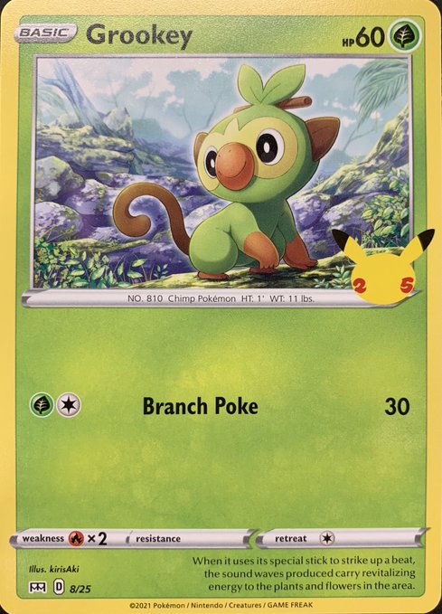 Grookey/サルノリ≪英語≫[P](8/25)