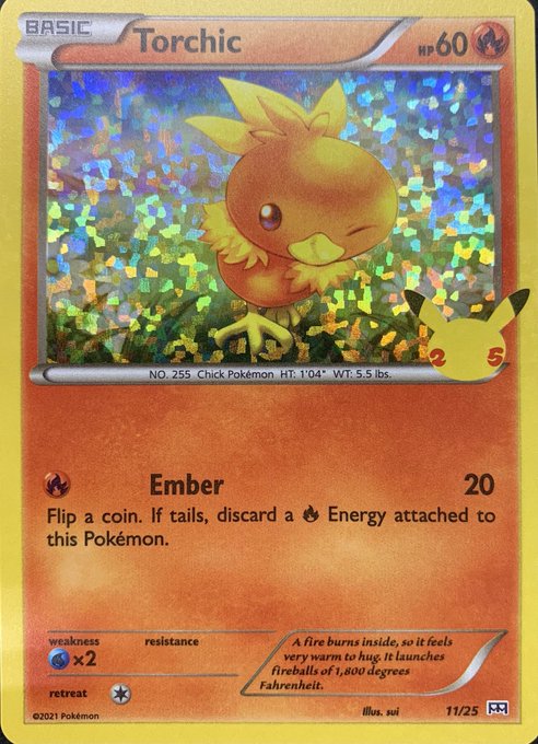 Torchic/アチャモ≪ﾐﾗｰ/英語≫[P](11/25)