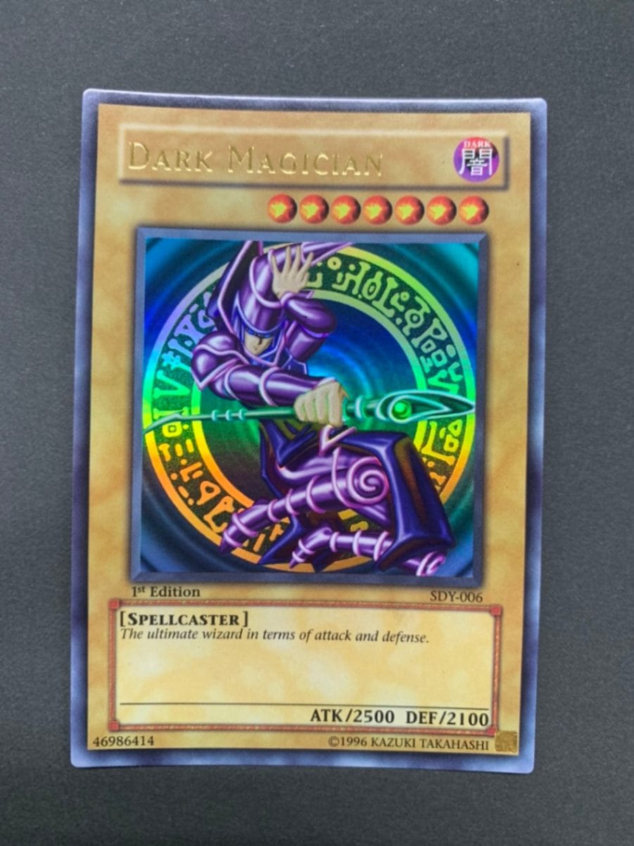 遊戯王 ブラック・マジシャン SDY-006 アジア版 1st Edition 旧アジア版☆ DARK MAGICAN ブラック・マジシャン SDY-006