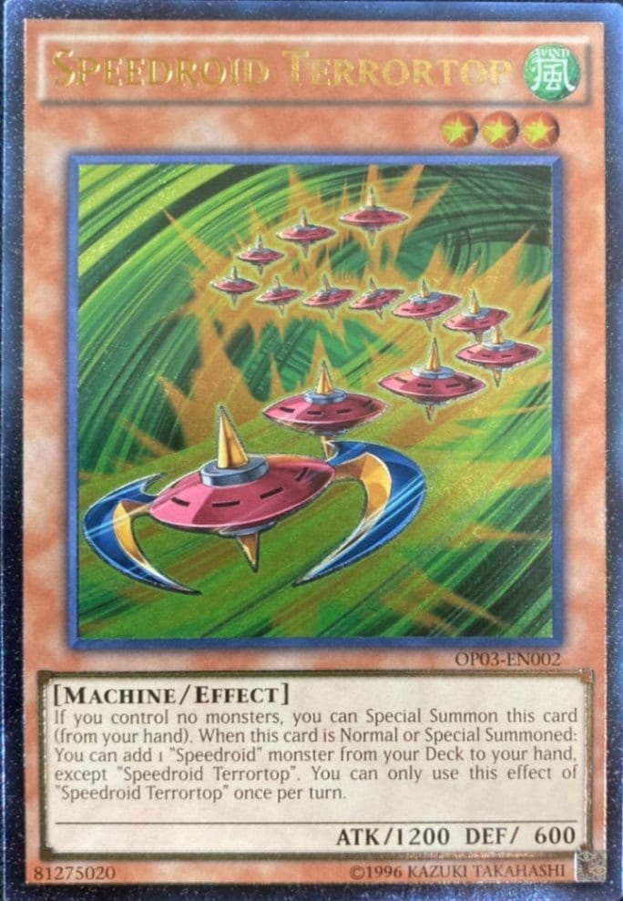 SPEEDROID TERRORTOP/SRベイゴマックス 英語[ｱﾙﾃｨﾒｯﾄ](OP03-EN002