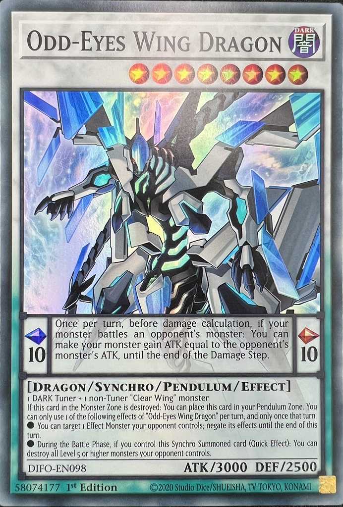 ODD-EYES WING DRAGON/覇王白竜オッドアイズ・ウィング・ドラゴン 英語