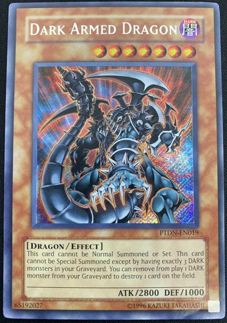 状態B】DARK ARMED DRAGON/ダーク・アームド・ドラゴン[ｼｰｸﾚｯﾄ](PTDN