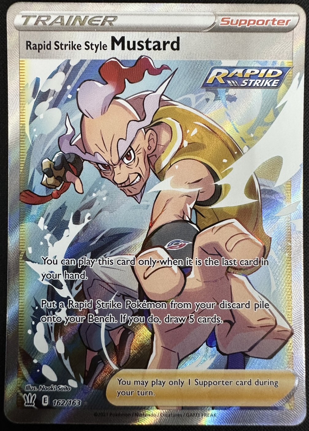 【状態B】RapidStrikeStayleMustaｒｄ/マスタードれんげきのかた≪英語≫[SR](162/163)