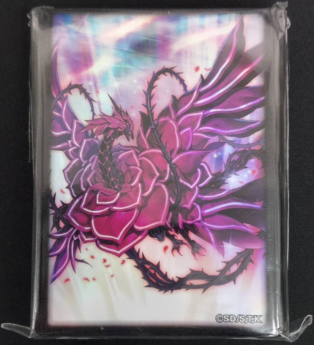 【状態B】ニューロン デュエリストカードプロテクター ブラッド・ローズ・ドラゴン《100枚/未開封》