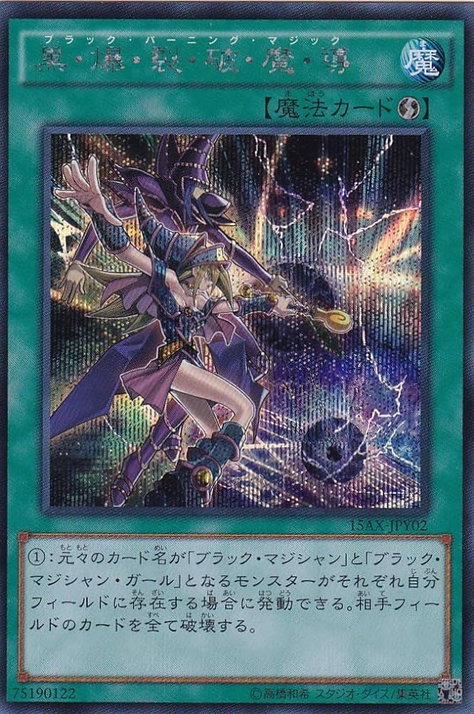 【状態B】黒・爆・裂・破・魔・導[ｼｰｸﾚｯﾄ](15AX-JPY02)