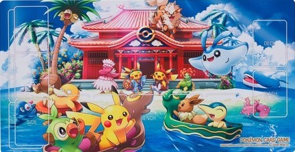 ポケモンカードゲーム　ラバープレイマット　ポケモンセンターオキナワ　他 ポケモンカードゲーム ラバープレイマット ポケモンセンター