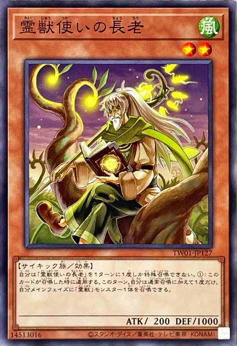 霊獣使いの長老[ﾉｰﾏﾙ](TW01-JP127)