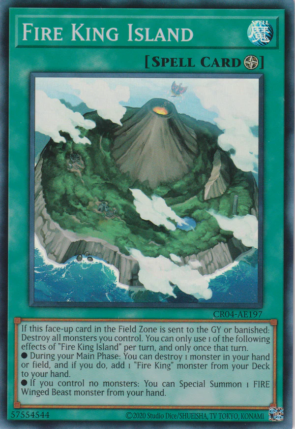FIRE KING ISLAND/炎王の孤島[ｽｰﾊﾟｰ](CR04-AE197)