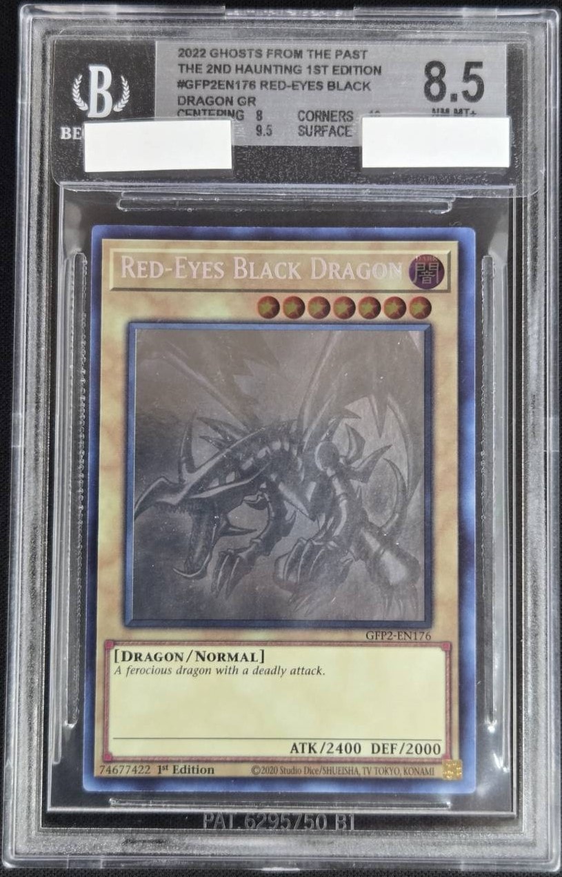 RED-EYES BLACK DRAGON/真紅眼の黒竜《英語/BGS8.5》[ｺﾞｰｽﾄ](GFP2-EN176)
