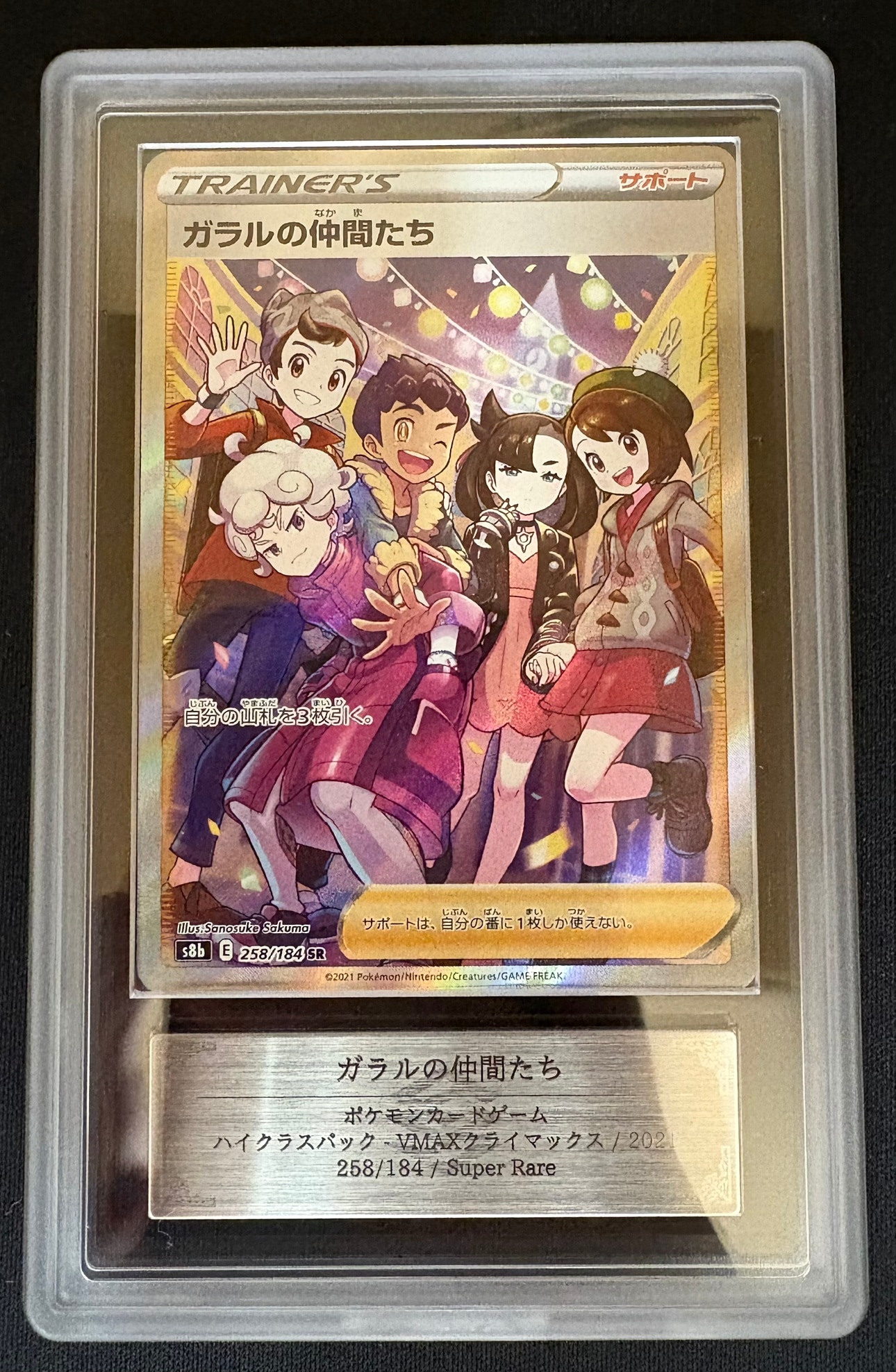 ARS10鑑定済〕ガラルの仲間たち【SR】{258/184}