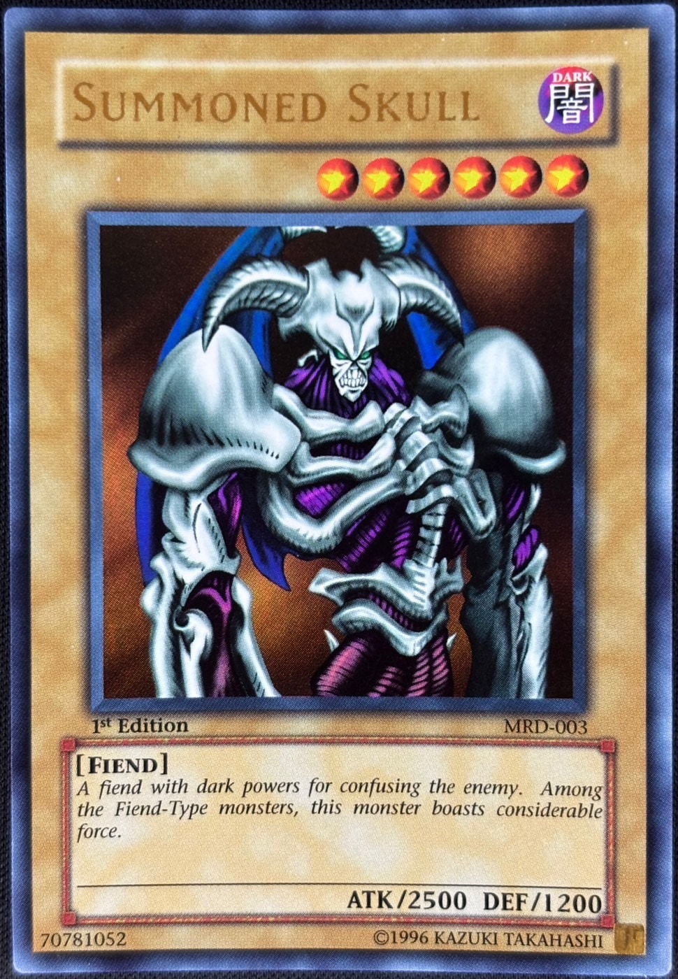 【店頭同時出品中】【状態B】SUMMONED SKULL /デーモンの召喚[旧ｱｼﾞｱｳﾙﾄﾗ](MRD-003)