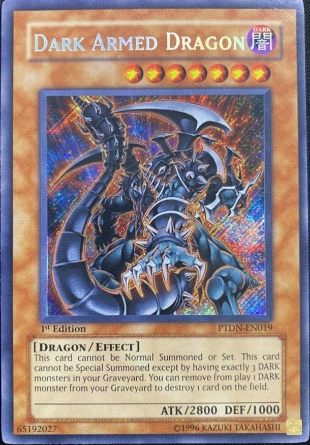 【店頭同時出品中】【状態B】DARK ARMED DRAGON/ダーク・アームド・ドラゴン《1st》[ｼｰｸﾚｯﾄ](PTDN-EN019)