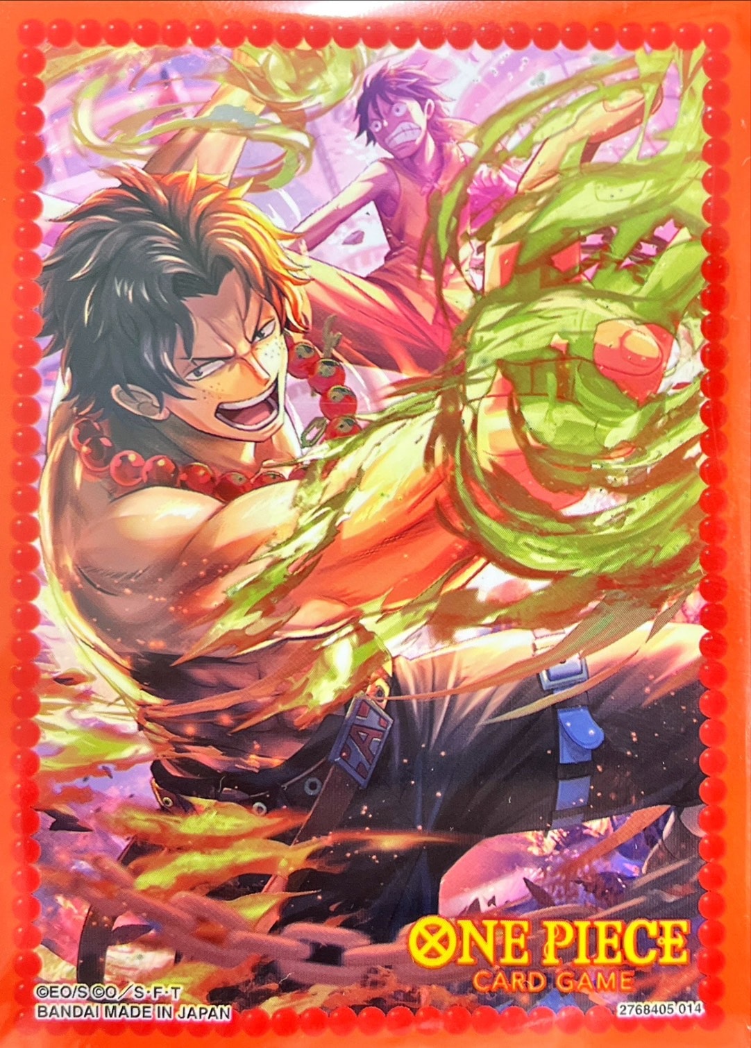 ONE PIECEカードゲーム オフィシャルカードスリーブ 10(ポートガス・D・エース)《未開封》