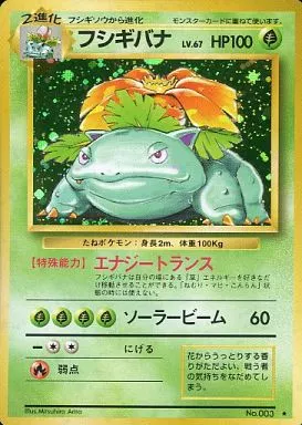 ポケモンカード 旧裏 フシギバナ LV.67 状態C】フシギバナLv.67《旧裏》[☆](No.003) | ポケモンカードゲーム