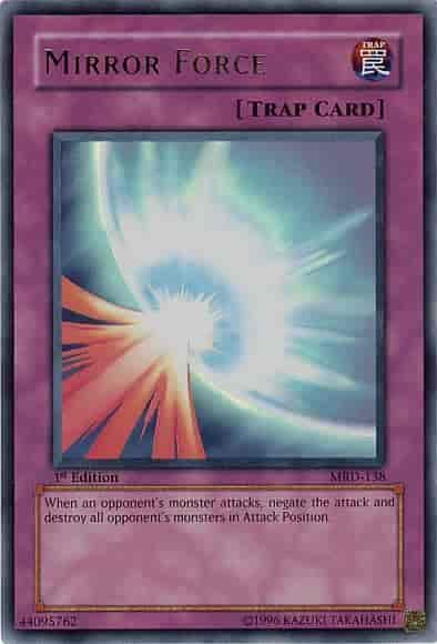 【状態B】MIRROR FORCE /聖なる－バリアミラーフォース－[旧ｱｼﾞｱｳﾙﾄﾗ]《1st》(MRD-138)