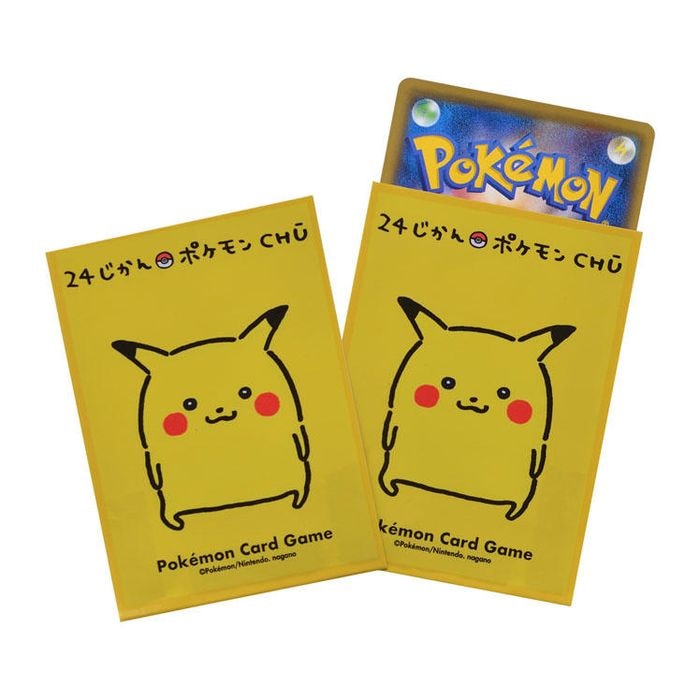 【未開封】ポケモンカード 24じかんポケモン CHU デッキシールド デッキシールド 24じかんポケモンCHU ピカチュウ《未開封》 | ポケモン