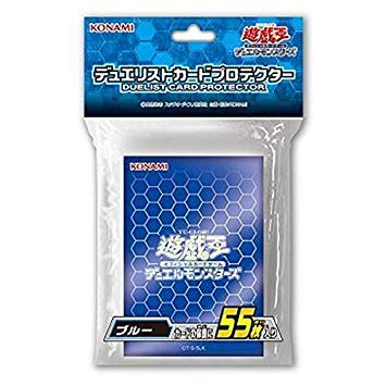 【状態B】デュエリストカードプロテクター ブルー《55枚/未開封》