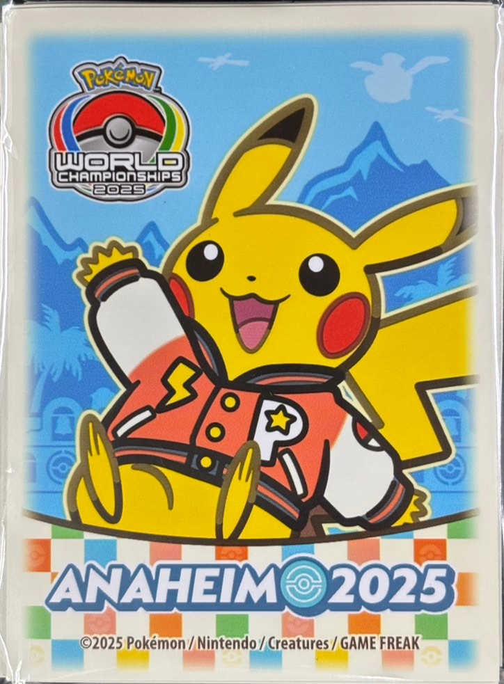 【店頭同時出品中】海外デッキシールド WCS2025 ANAHEIM選手限定 ピカチュウ《未開封》