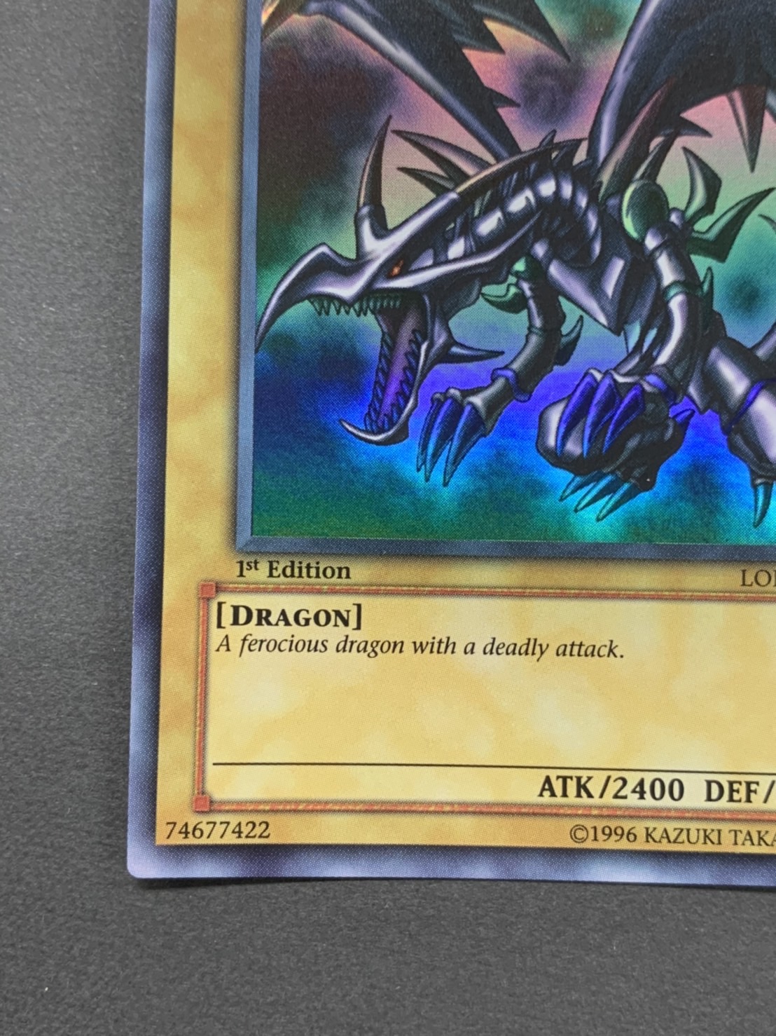 遊戯王 真紅眼の黒竜 1st Edition LOB-070 Red-Eyes Black