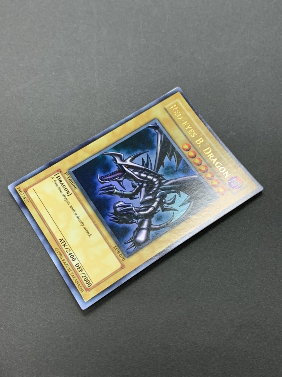 遊戯王 真紅眼の黒竜 アジア 旧アジア LOB 1st ウルトラ PSA10