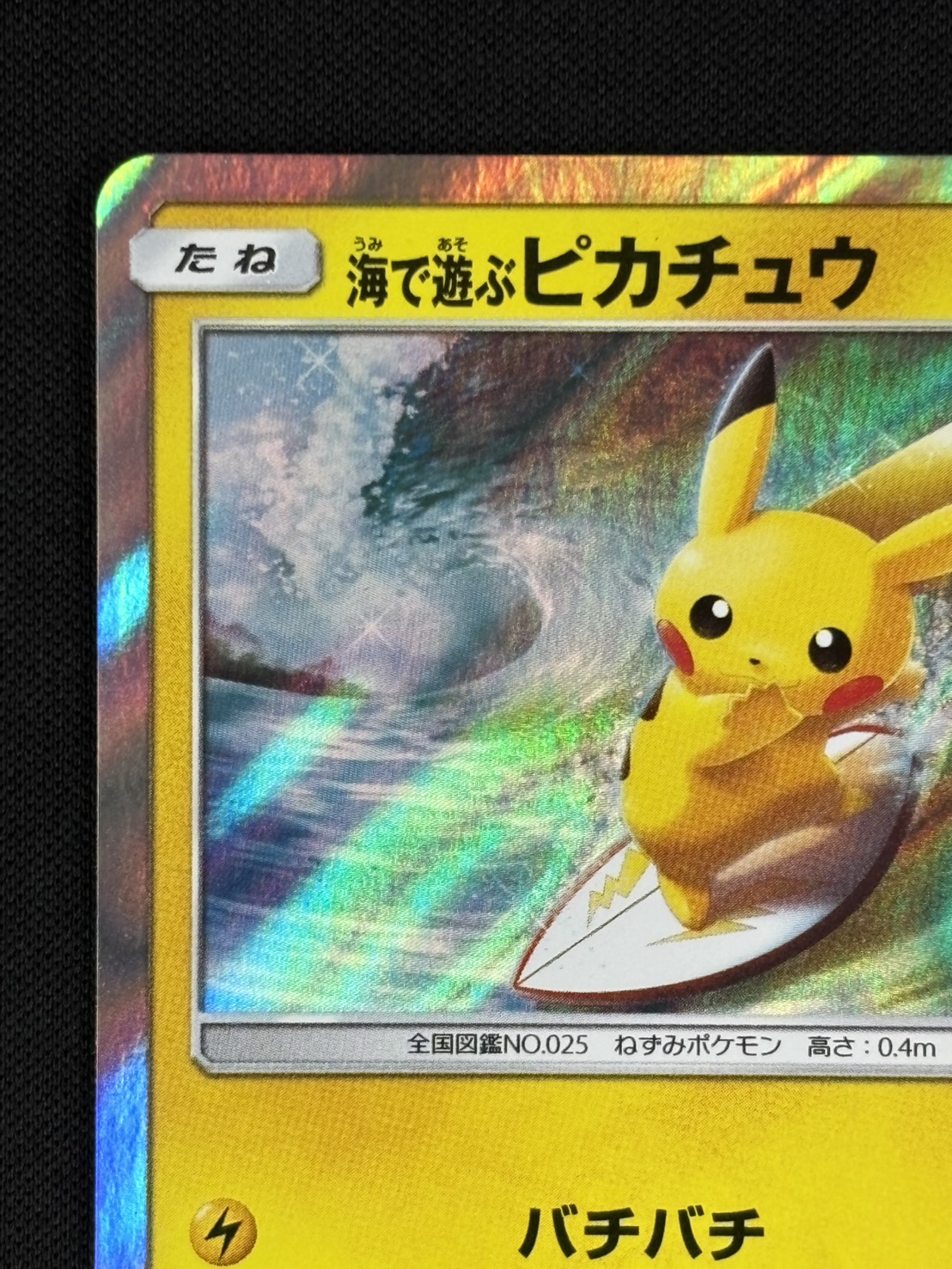 【状態B】海で遊ぶピカチュウ[P](392/SM-P)