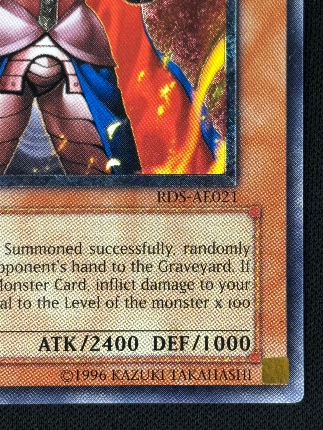 【店頭同時出品中】【状態B】THESTALOS THE FIRESTOEM MONARCH /炎帝テスタロス[旧ｱｼﾞｱｱﾙﾃｨﾒｯﾄ](RDS-AE021)