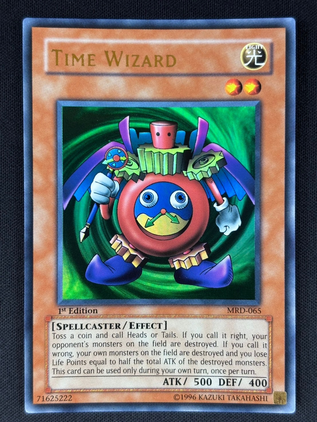 遊戯王 時の魔術師 アジア版 ウルトラ 1st 3枚 MRD 遊戯王 旧アジア版 時の魔術師 MRD-065 1st ウルトラレア 英語版