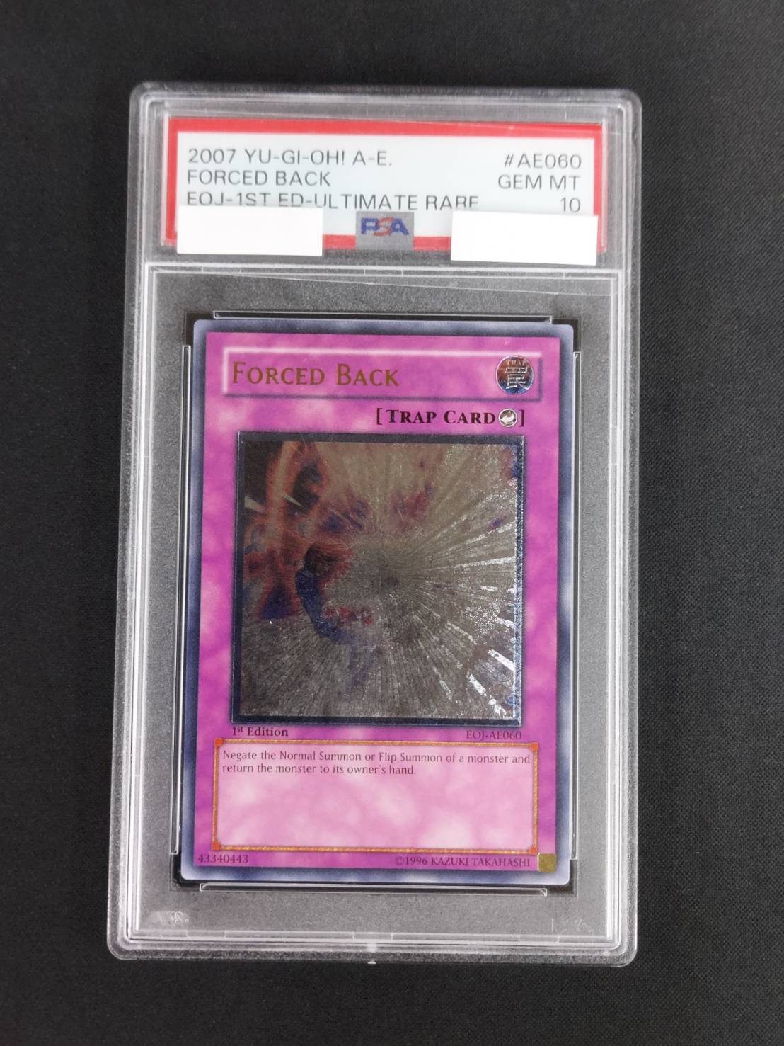 FORCED BACK/キックバック《PSA10》[旧ｱｼﾞｱｱﾙﾃｨﾒｯﾄ](EOJ-AE060