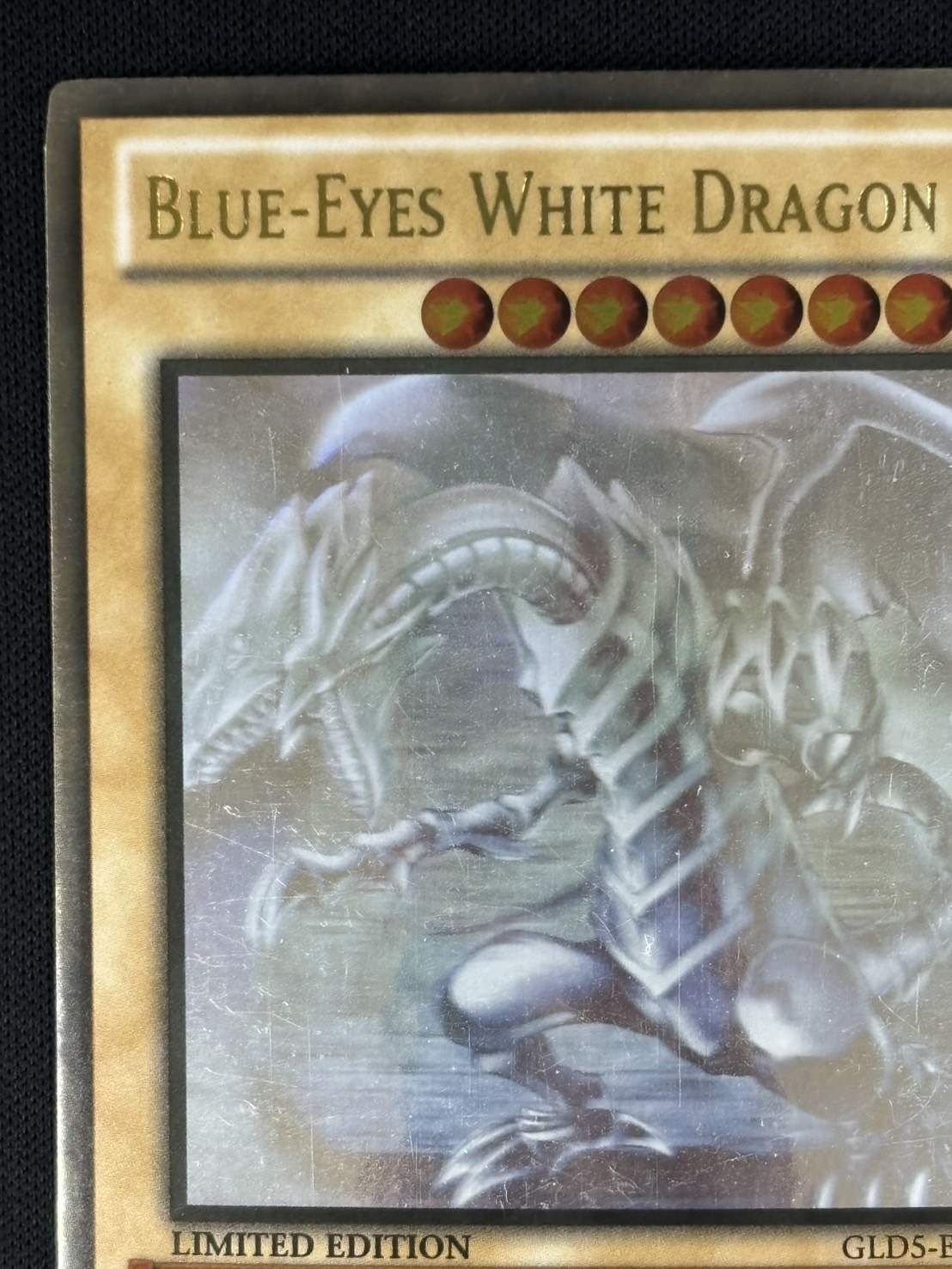 状態C】BLUE-EYES WHITE DORAGON/青眼の白龍 英語[ｺﾞｰｽﾄｺﾞｰﾙﾄﾞ](GLDS