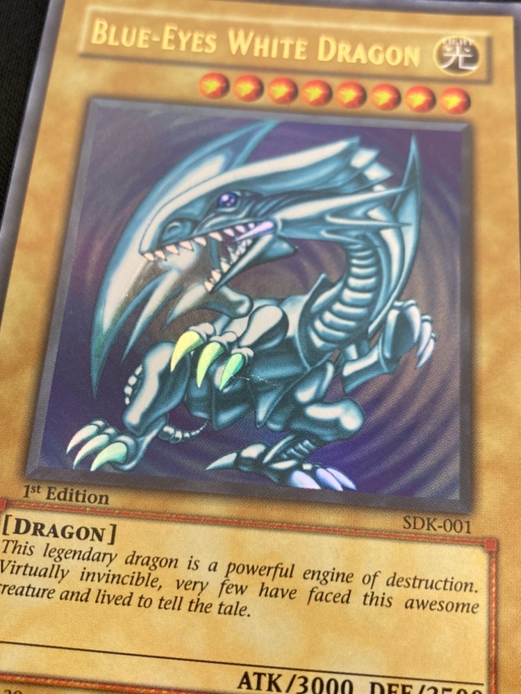 遊戯王 青眼の白龍 旧アジア版 ウルトラ 1st SDK ② 状態B】BLUE-EYES WHITE DRAGON /青眼の白龍《1st》[旧ｱｼﾞｱｳﾙﾄﾗ