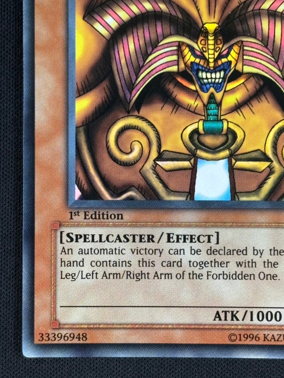 封印されしエクゾディア 英語 　LOB-124 1st YuGiOh Exodia the Forbidden One LOB-124 1st Edition Ultra